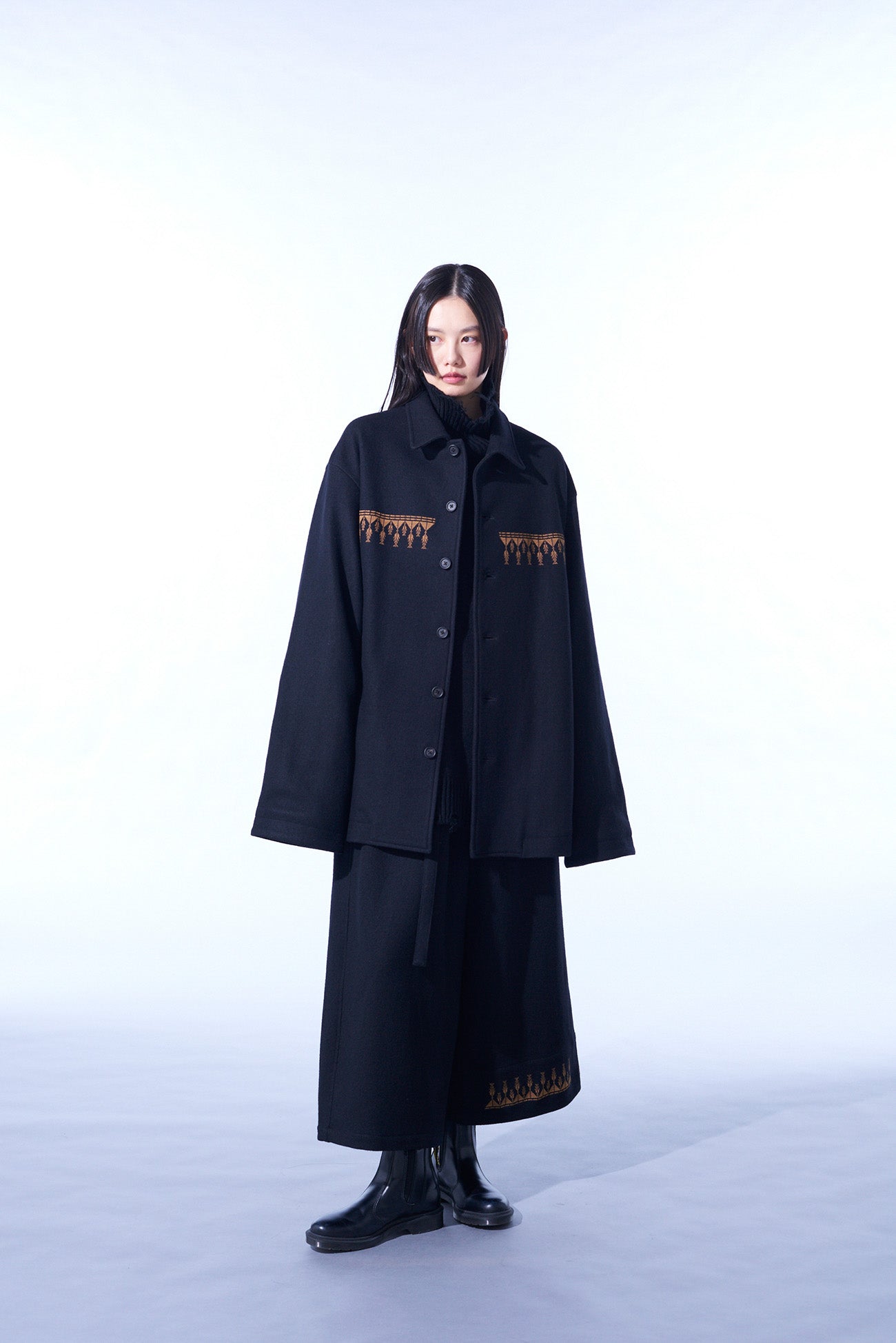 Stylish Compressed Jersey Ethnic Embroidered Wrap Pants for Women - Comfortable & Fashionable Yoga, Lounge, and Travel Pants