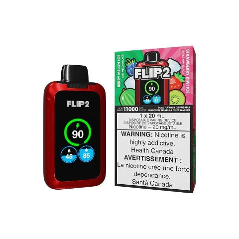 FLIP 2 BAR 11000 Puffs Disposable Vape - 20mL E-Liquid Capacity | Long-Lasting Vaping Device for Travel, Parties & Daily Use