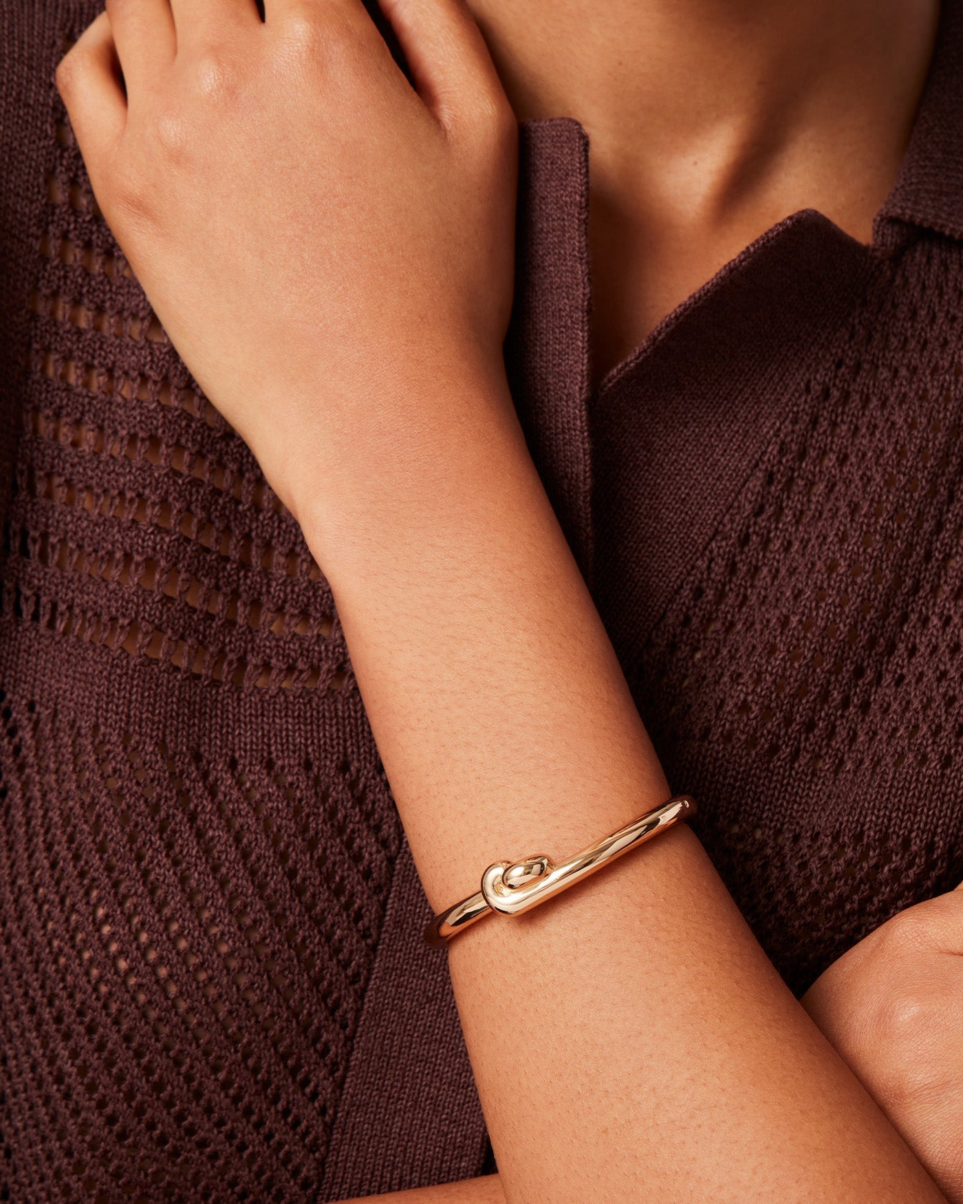 Maeve Gold Bangle Bracelet for Women - Elegant & Stylish Jewelry Gift for Birthday, Anniversary & Special Occasions