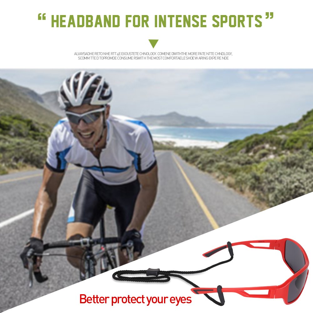 Polarized Sports Sunglasses for Men & Women - UV Protection, Lightweight & Durable for Fishing, Hiking, Baseball, Running & Outdoor Activities | Perfect for Adventure & Everyday Use