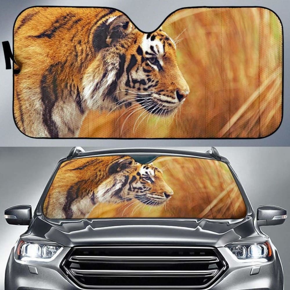 Bengal Tiger HD 5K Car Sun Shade - Premium UV Protection Windshield Cover for Cars, SUVs & Trucks - Perfect for Summer Heat & Parking Outdoors