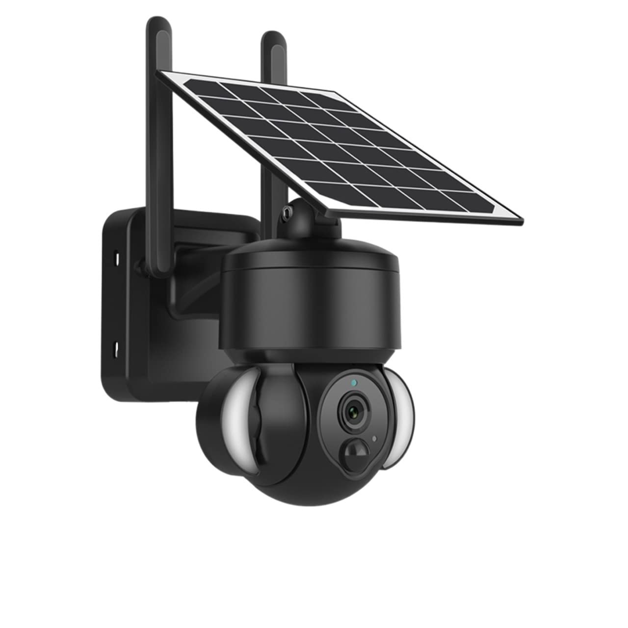 MEIVIYA 4G Solar Powered Outdoor Security Camera - 7500mAh Battery, 3MP Color Night Vision, Wireless CCTV for Garden & Home Surveillance (Black) | Weatherproof, Motion Detection, Remote Monitoring