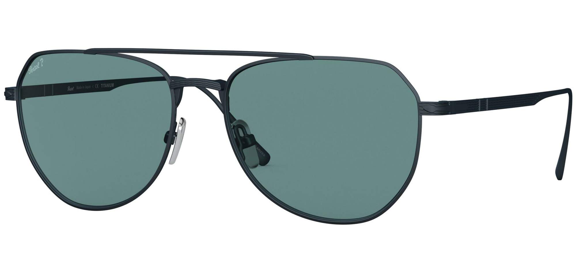 Persol PO5003ST Round Sunglasses for Men & Women - Classic Retro Style UV Protection - Perfect for Driving, Travel & Outdoor Activities