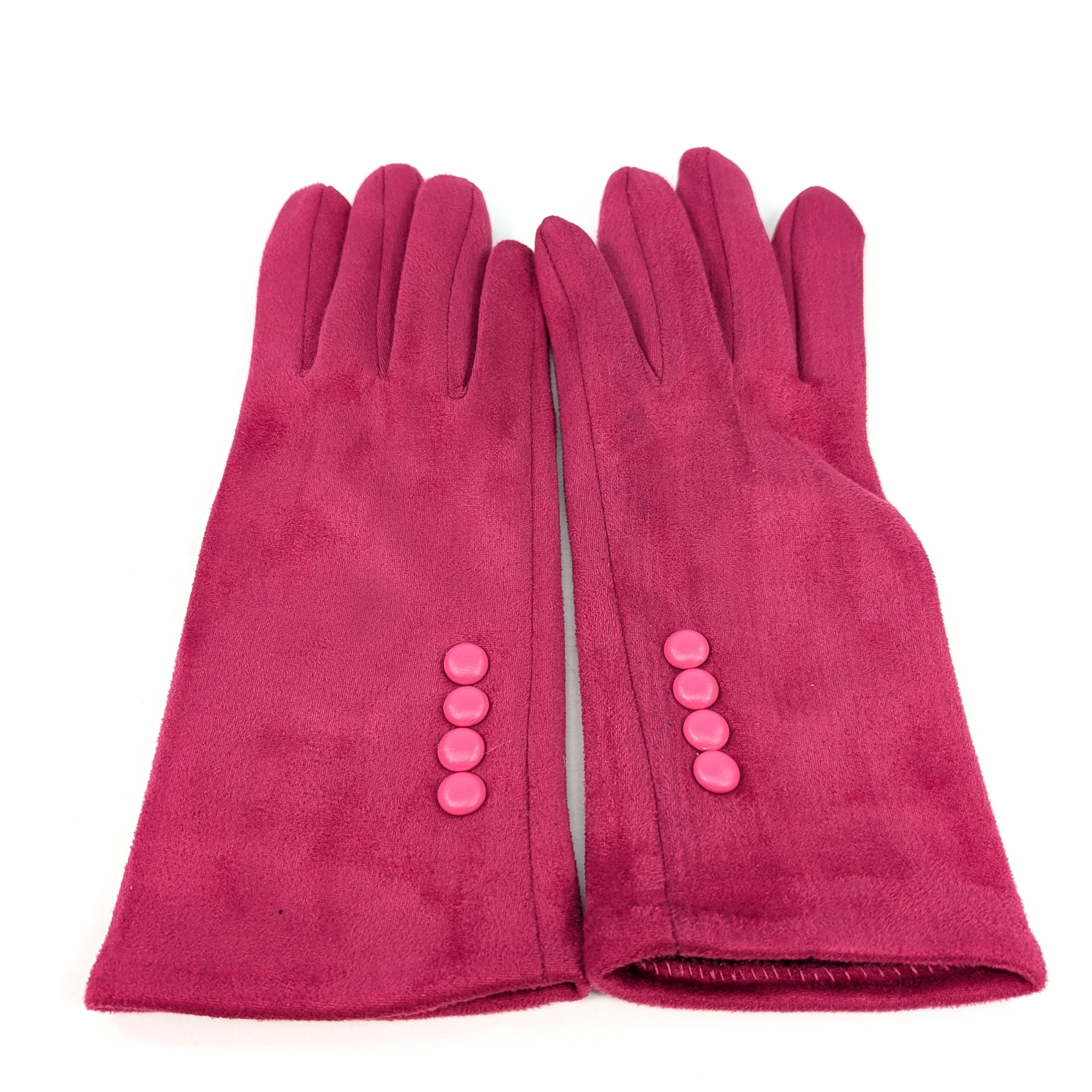 Bright Pink Winter Gloves for Women - Warm & Stylish Cold Weather Accessories - Perfect for Snowboarding, Skiing, and Outdoor Activities