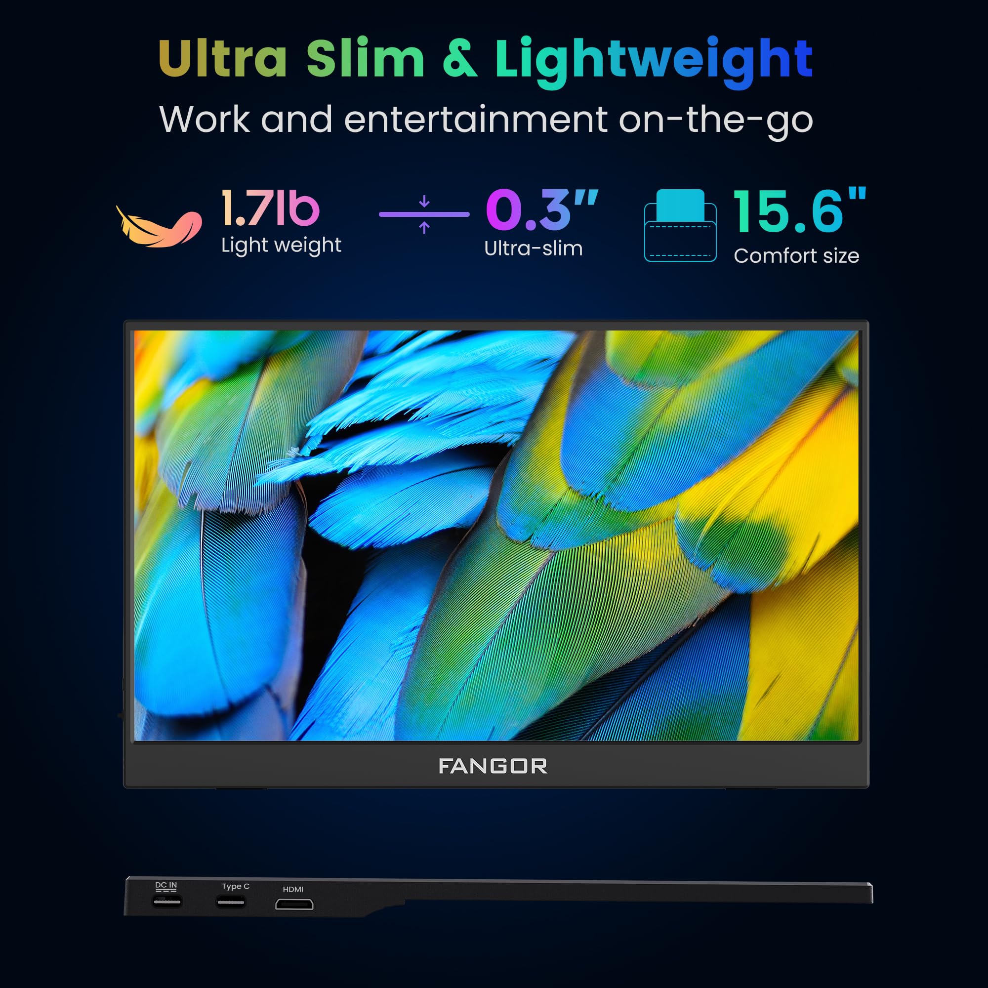 FANGOR 2 Pack 15.6