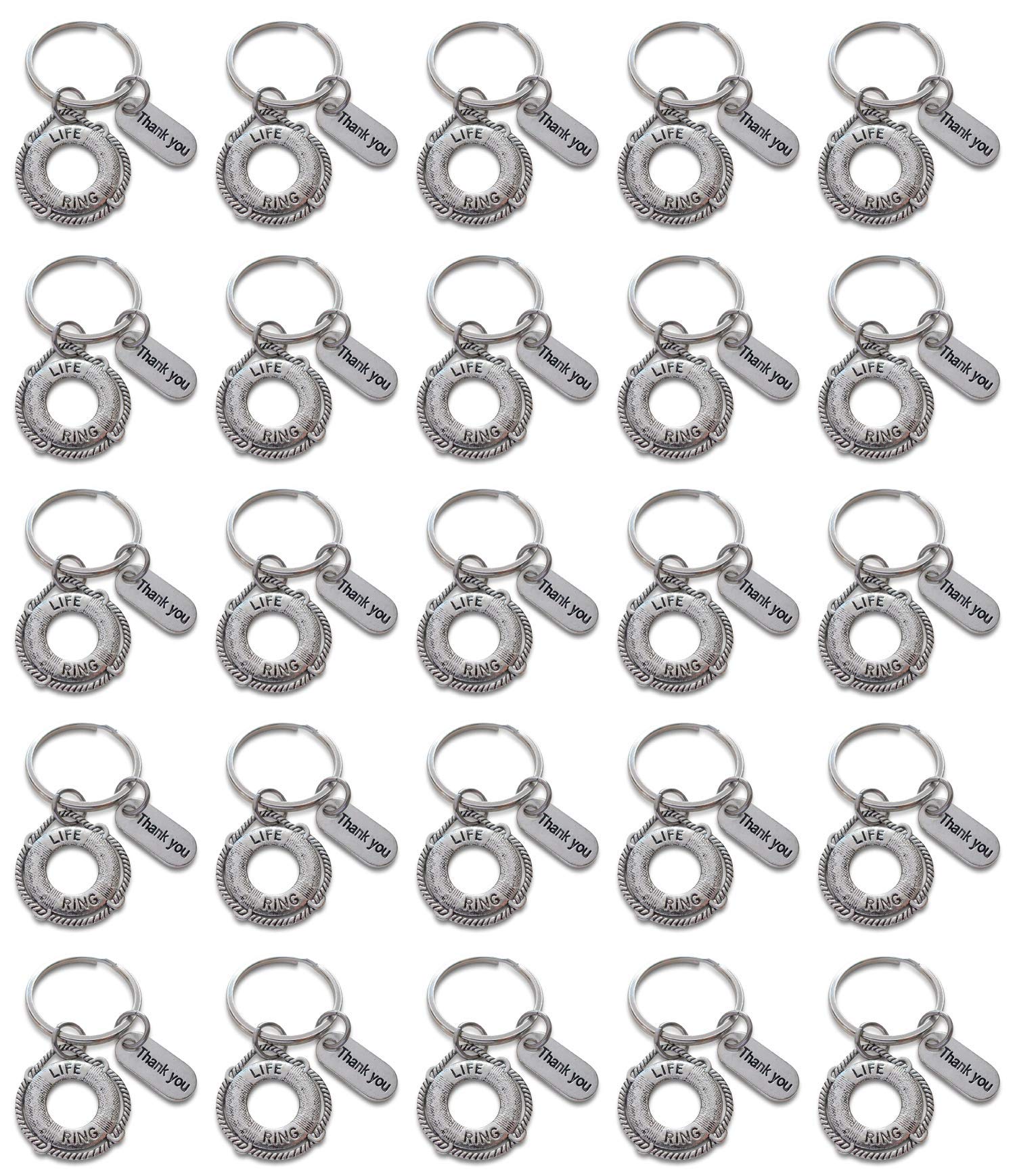 Lifesaver Keychain & Thank You Tag - Thoughtful Appreciation Gift for Nurses, Teachers, Healthcare Workers - Perfect for Thank You Gifts, Retirement, and Everyday Carry