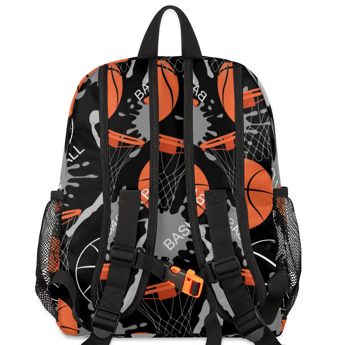 OSAM SPACE Basketball Backpack for Boys & Kids - 12 Inch Small Sports Backpack with Chest Strap - Perfect for School, Gym & Basketball Practice