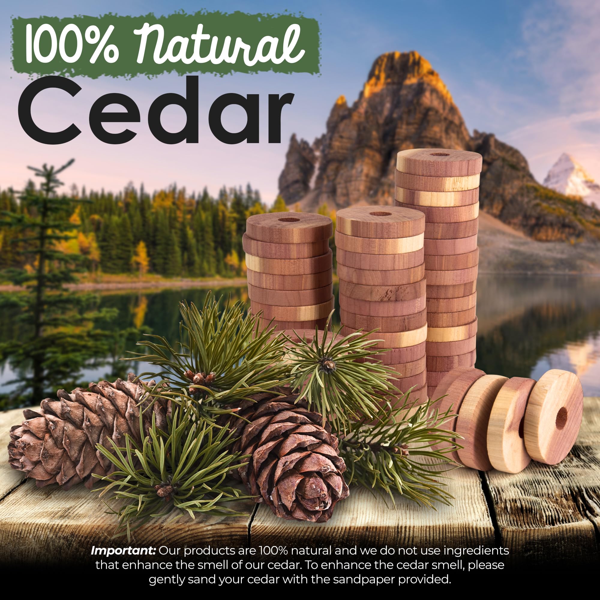 EcoKiwi 28-Pack Cedar Blocks for Closet & Drawer Storage - Natural Aromatic Cedar Wood Freshener for Clothes Protection