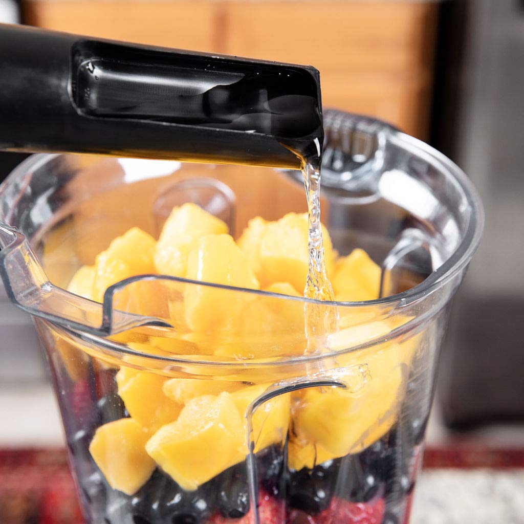 Mini Short Tamper for Vitamix Blenders - Compatible with 32 oz & 64 oz Low Profile Containers - BPA Free Food-Grade Material - Heavy Duty Replacement with Custom Spatula - Perfect for Smoothies, Nut Butters & Food Prep