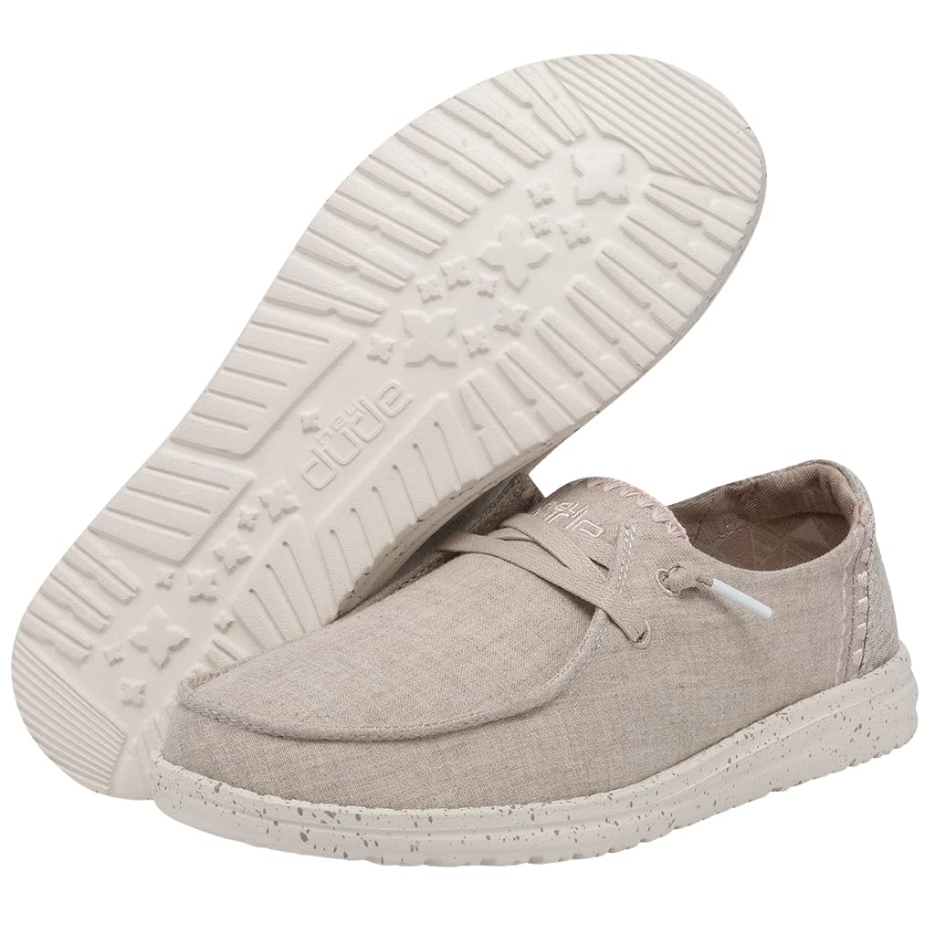 Hey Dude Women's Wendy Woven Loafers - Comfortable & Lightweight Slip-On Shoes for Women | Perfect for Casual Wear, Travel & Everyday Comfort