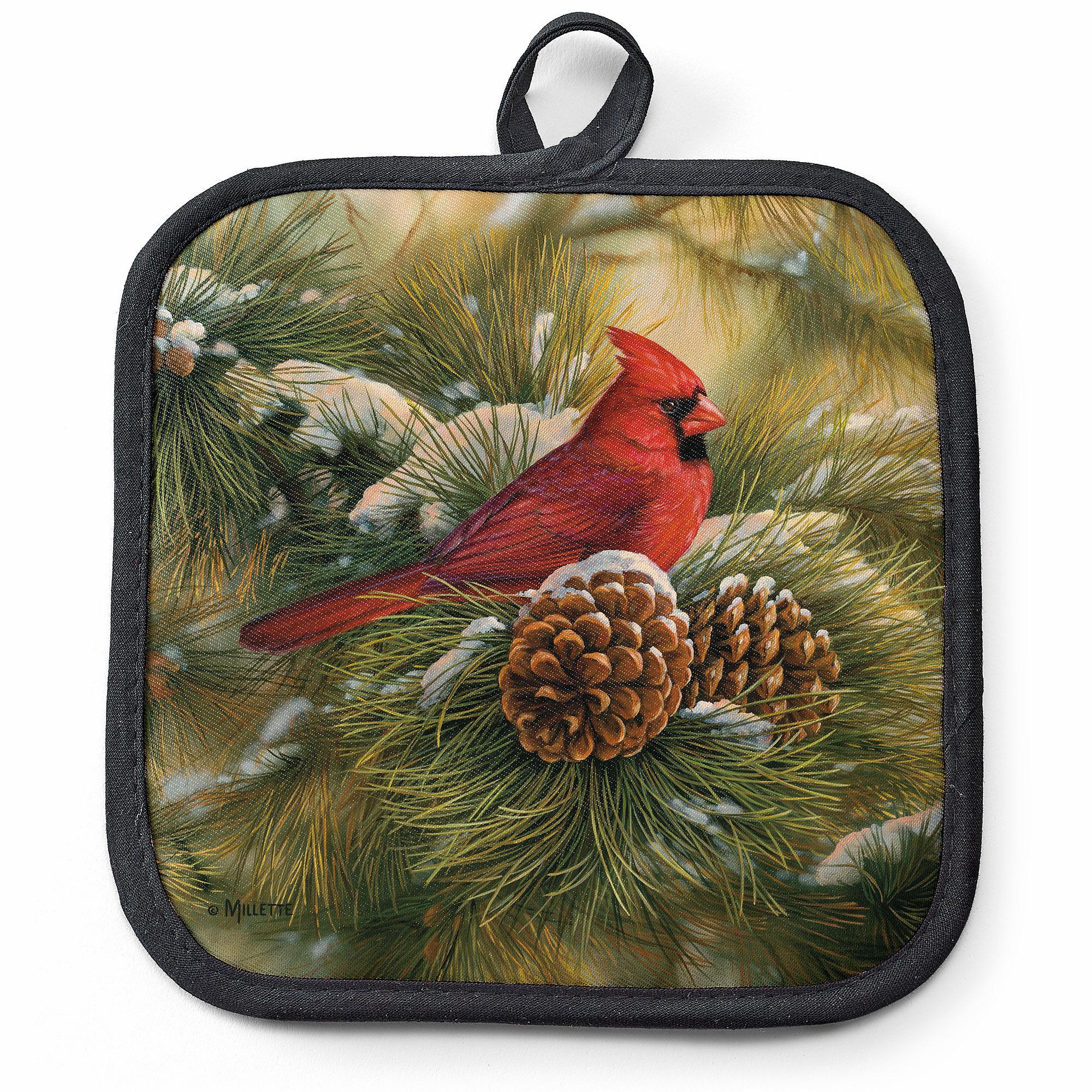 December Dawn Songbirds - Beautiful Handmade Ceramic Bird Figurines for Home Decor, Christmas Ornaments & Gift Ideas | Perfect for Holiday Decorations, Table Centerpieces & Collectibles