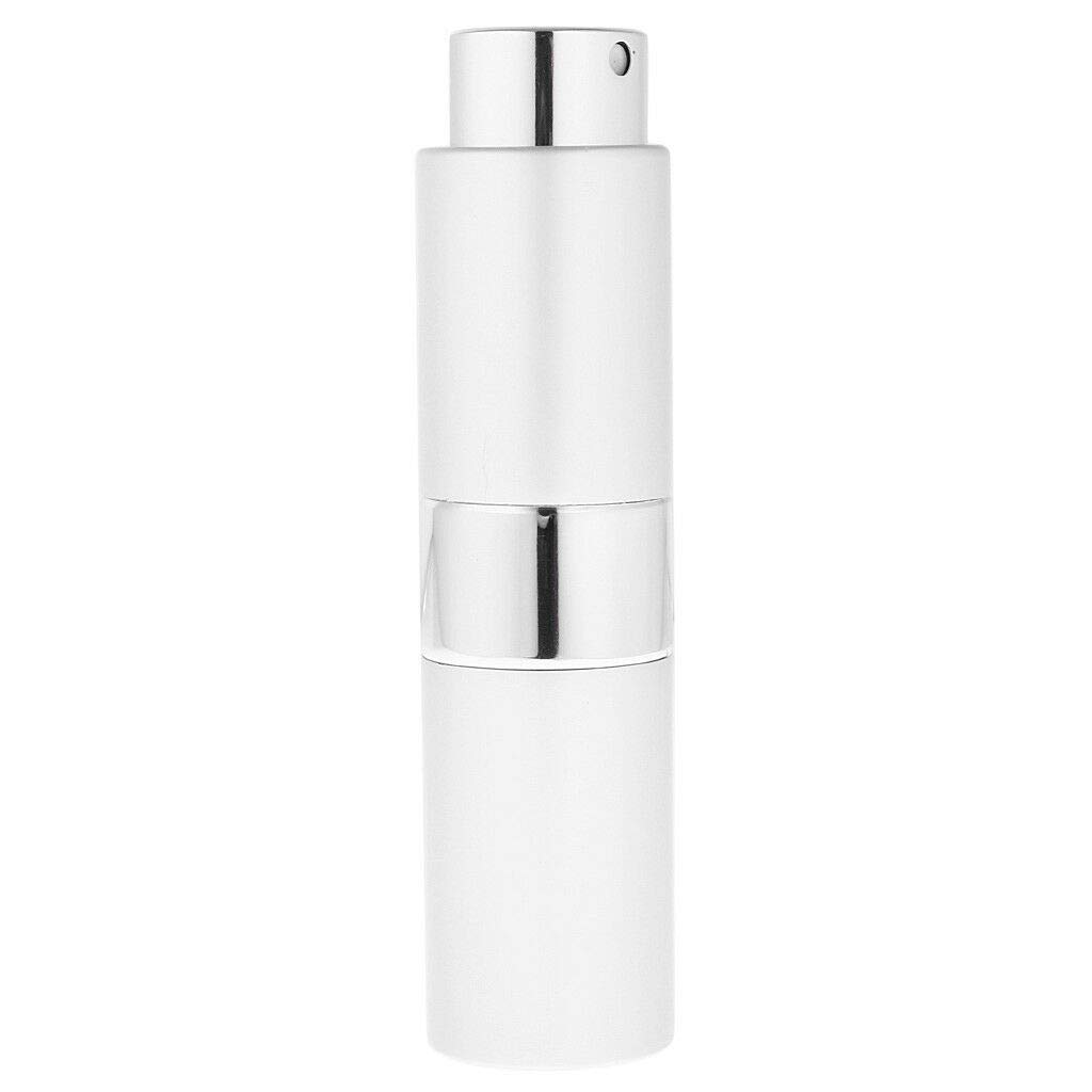 15ml Portable Silver Perfume Atomizer Bottle - Travel-Friendly Refillable Spray for Women | Perfect for On-the-Go Touch Ups, Gym Bag & Makeup Kit