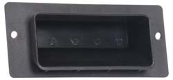 Recessed Pull Handle - Durable Polypropylene for Cabinets & Drawers