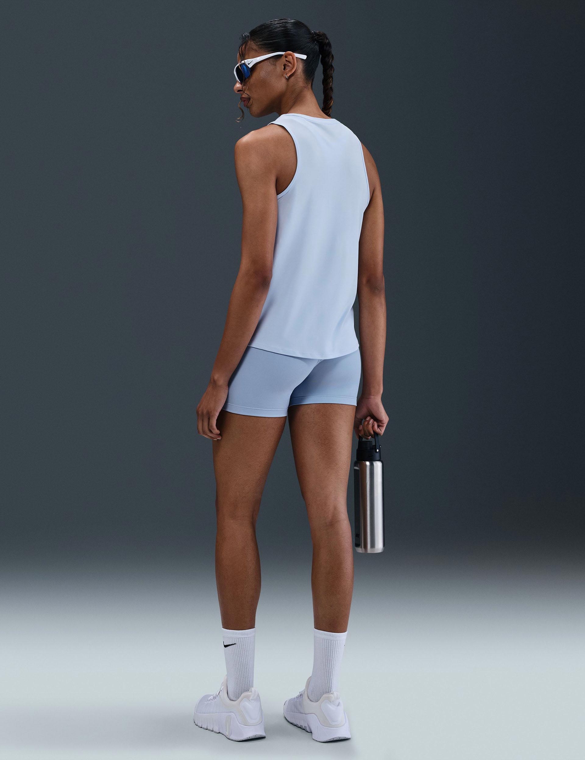 Classic Dri-FIT Performance Tank Top for Men - Breathable Blue Tint/White Athletic Shirt | Gym Workout, Running & Summer Outdoor Activities
