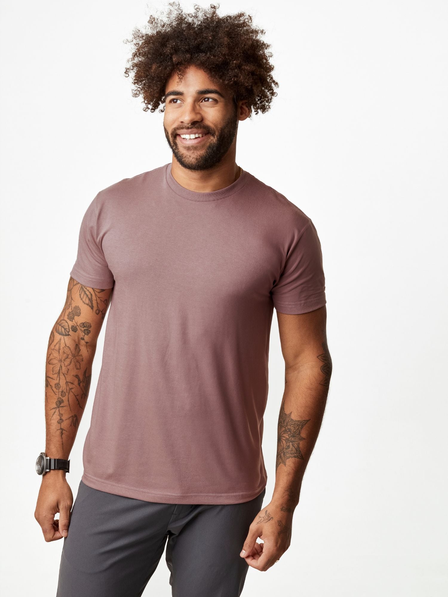 Summer Foundation Crew 5 Pack - Soft Cotton T-Shirts for Men - Perfect for Casual Wear, Gym & Everyday Outfits