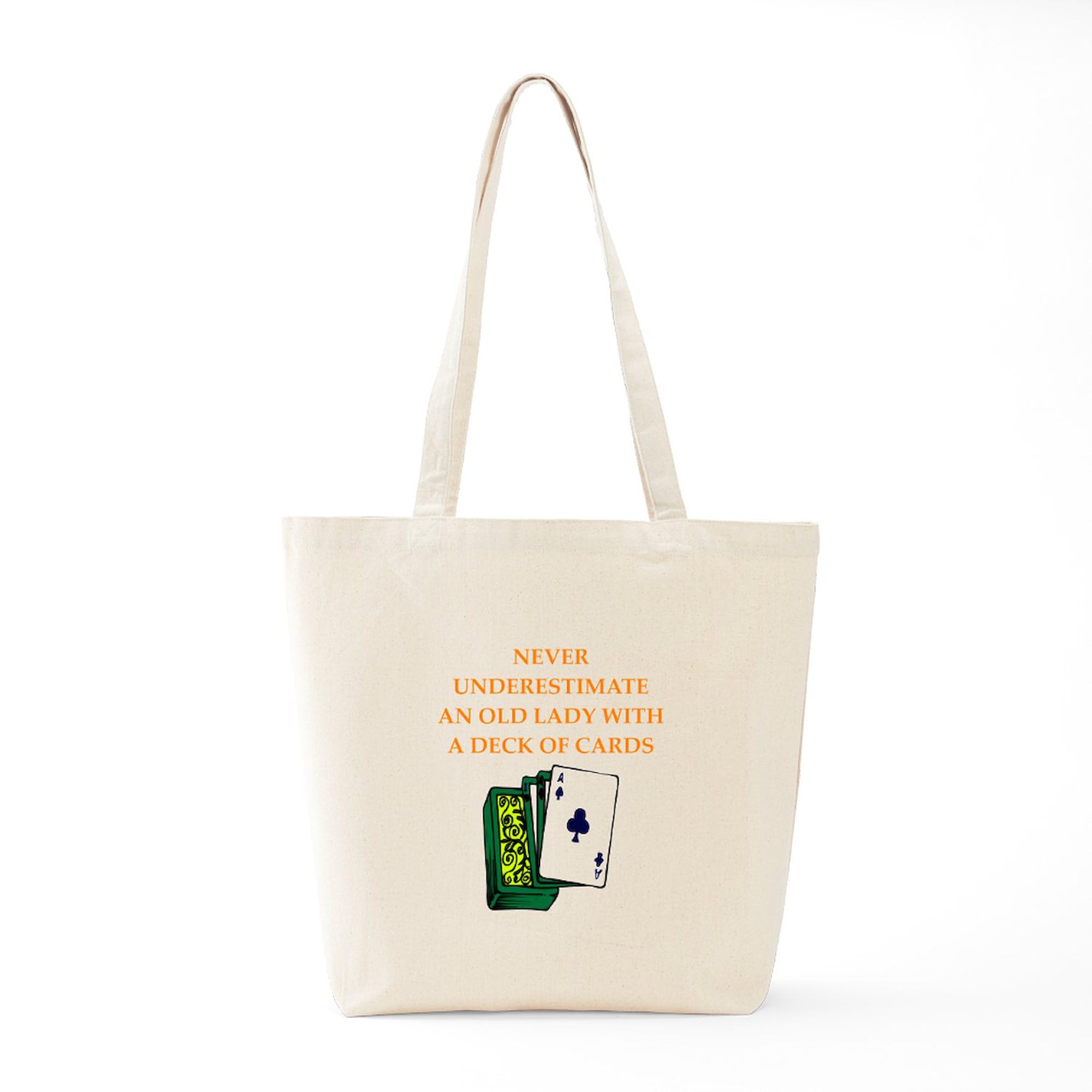 Funny Joke Tote Bag - Natural Canvas Reusable Shopping Bag for Groceries, Beach & Everyday Use | Eco-Friendly & Durable | CafePress
