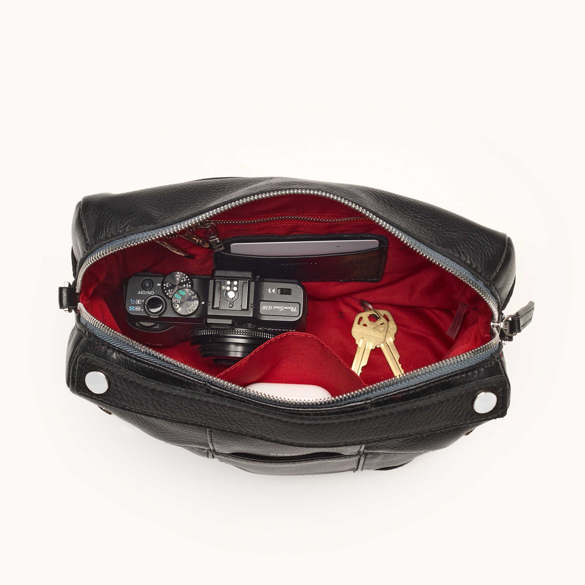 Evan Crossbody Bag for Women - Black Weave & Silver Accent - Medium Size - Perfect for Everyday Use, Travel, and Shopping
