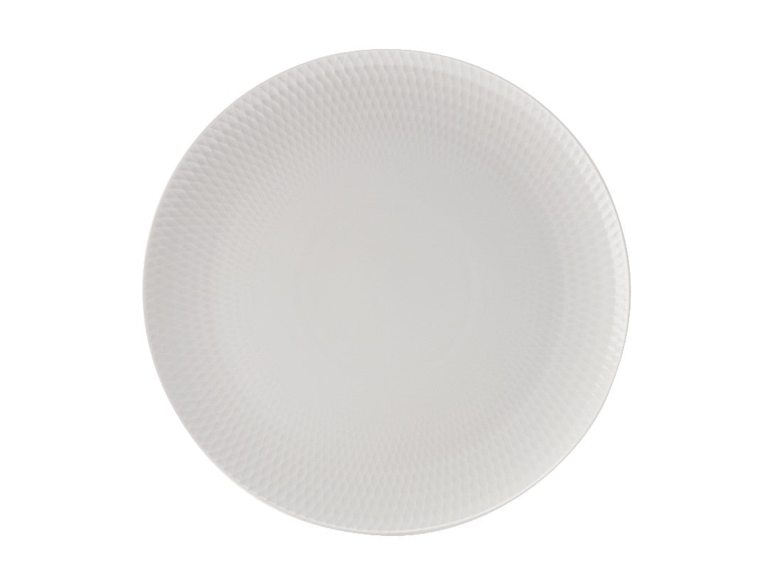 Maxwell & Williams White Basics Diamonds Charger Plate 30cm - Elegant Dinnerware for Weddings, Parties & Formal Dining - Premium Ceramic Serving Platter for Special Occasions