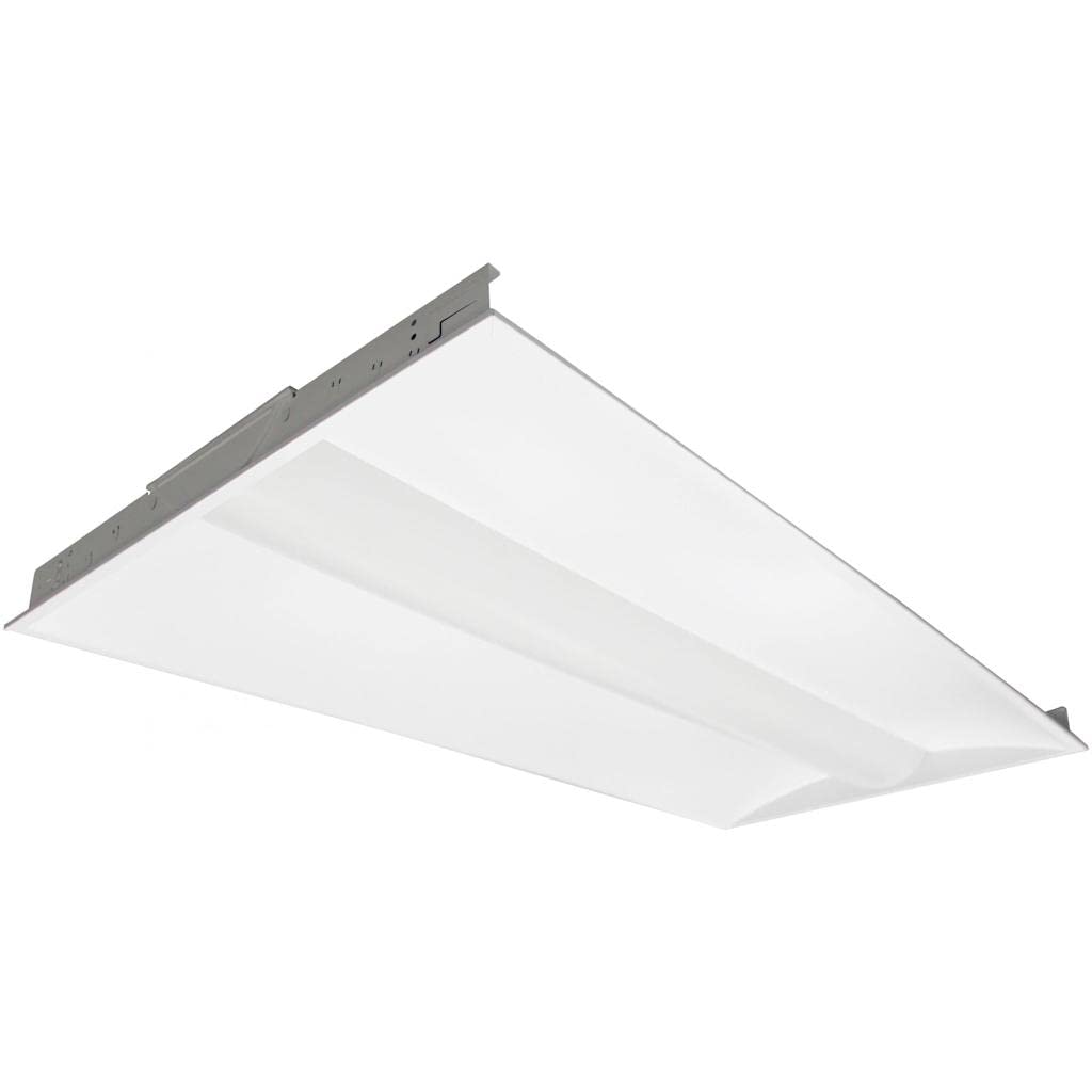 Nuvo Lighting 45923534324 2x4 LED Troffer Light Fixture, 40W 4000K Bright White, Energy Efficient Office Ceiling Panel - Perfect for Commercial Spaces, Schools & Hospitals
