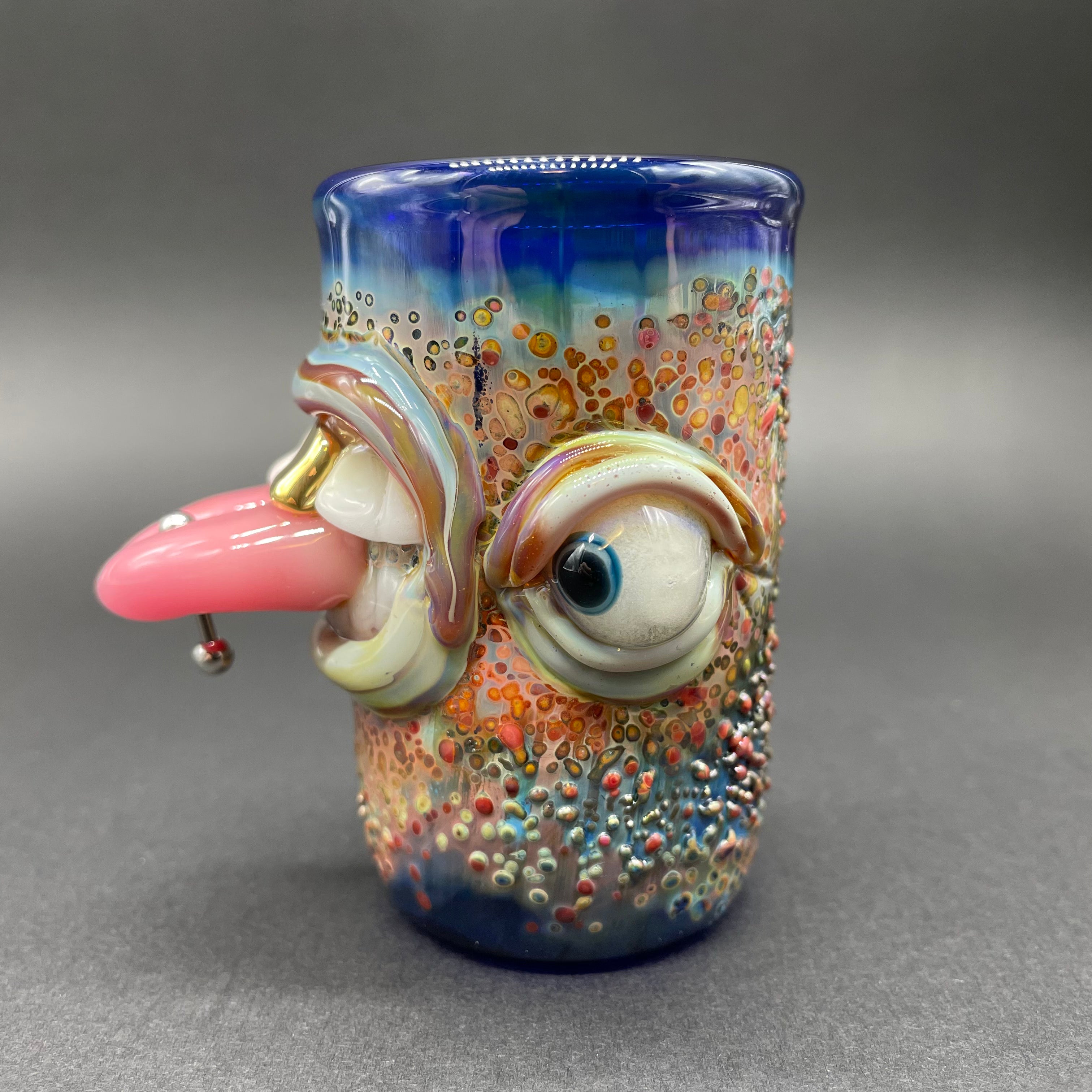 Stainless Steel Pierced Tongue Shot Glass - Unique Body Jewelry & Party Drinking Cup for Shots, Cocktails, and Body Piercing Enthusiasts