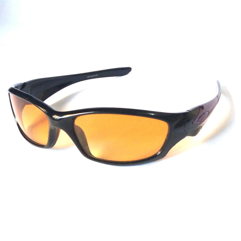 Wraparound Sports Driving HD Night Vision Glasses - Anti-Glare, UV Protection for Night Driving, Cycling & Outdoor Activities
