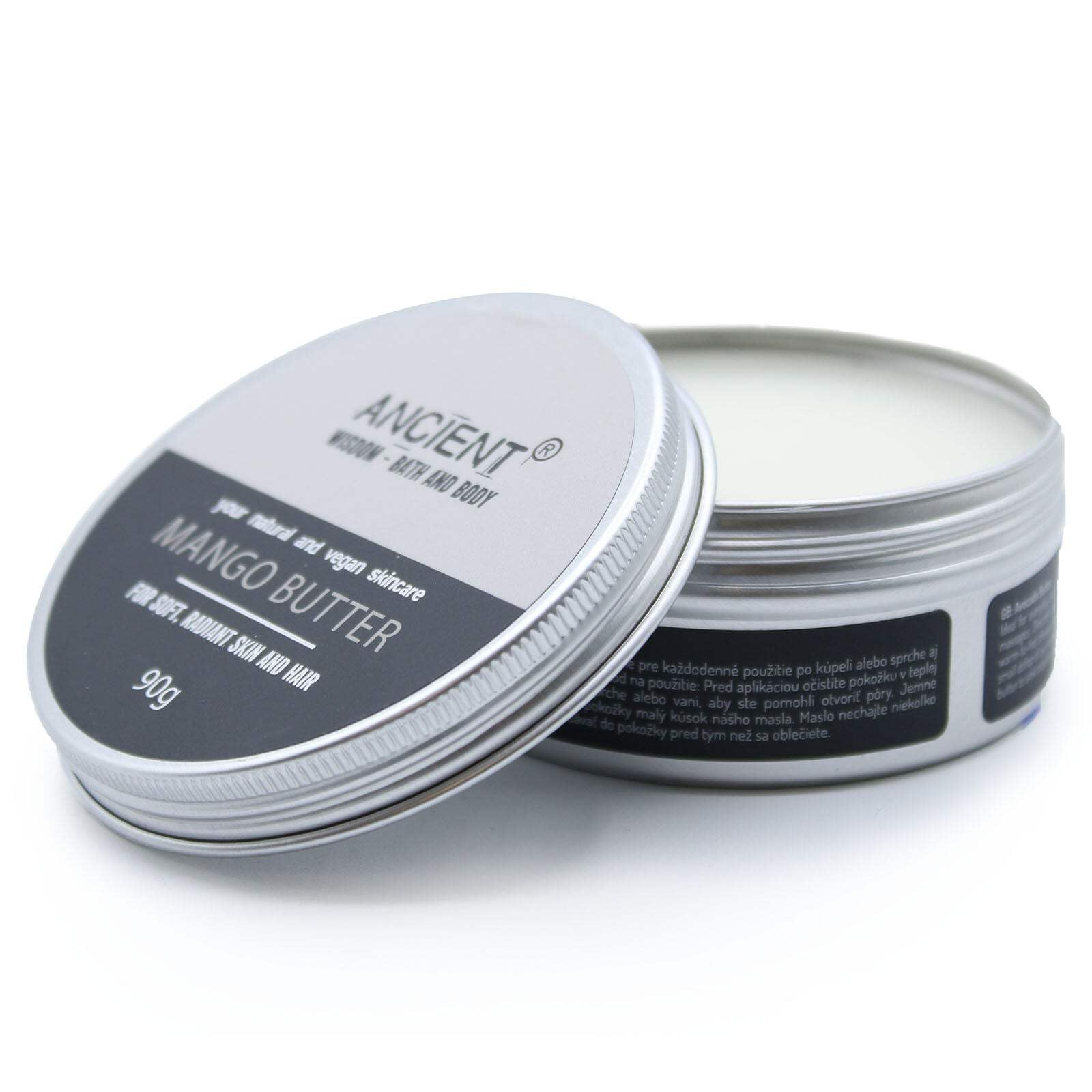 Pure Mango Body Butter 90g - Ultra Moisturizing & Nourishing Skin Care for Dry Hands, Feet & Elbows - Perfect for Daily Hydration & Spa Treatments
