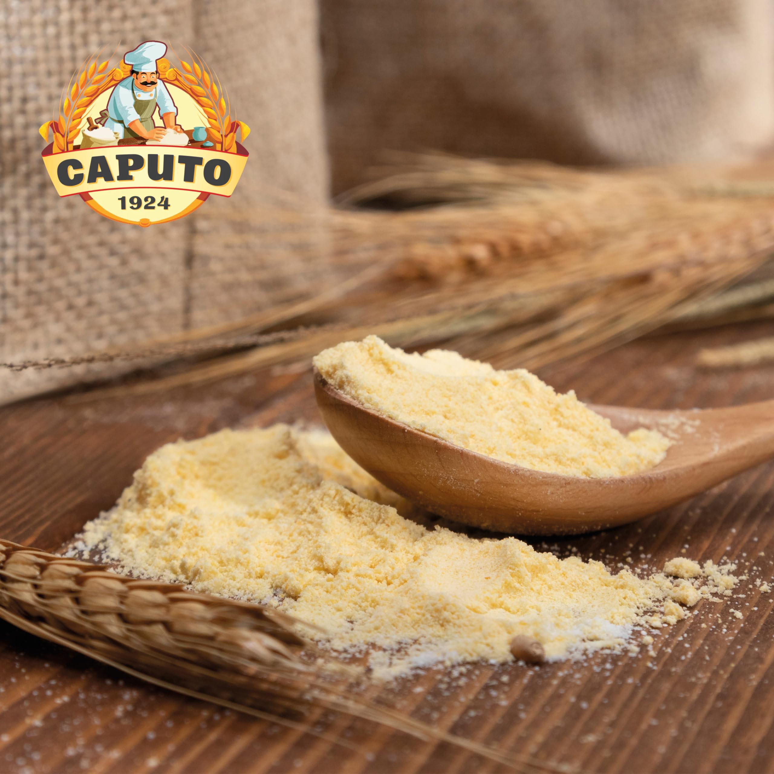 Premium Antimo Caputo Semola Di Grano Duro Rimacinata Semolina Flour 2.2LB (1kg) - 100% Natural Italian Pasta Flour for Authentic Homemade Pasta, Pizza Dough & Bread | Ideal for Fresh Pasta Making, Artisan Baking & Italian Cuisine