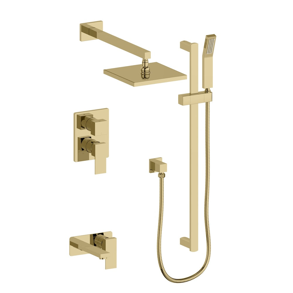 ZLINE Bliss 12-Inch Oversized Rainfall Shower System with Handheld Sprayer - Luxury Bathroom Upgrade for Spa-Like Experience (BLS SHS12) | Perfect for Master Bathrooms & Guest Suites