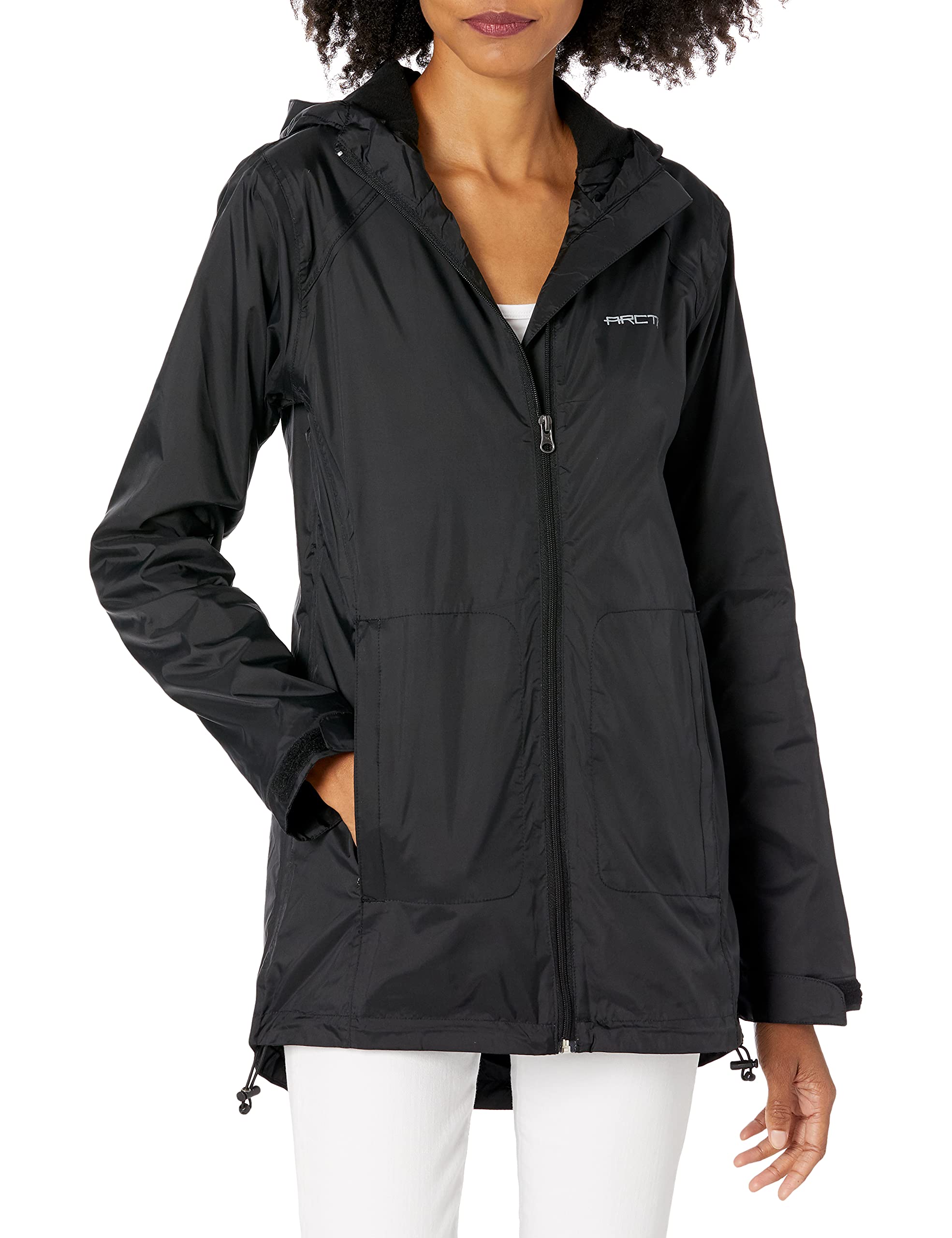 Arctix Women's Valley Fleece Lined Waterproof Rain Jacket - Lightweight Windproof Outdoor Coat for Hiking, Camping & Winter Weather