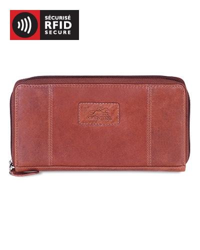 Mancini CASABLANCA Collection Women's RFID Blocking Clutch Wallet - Secure & Stylish for Evening Events, Parties & Travel