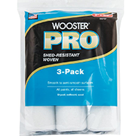 Wooster 9 x 5/16 Inch Microfiber Paint Roller Cover - Professional Grade for Smooth Walls, Ceilings & Trim - Perfect for Interior Painting Projects