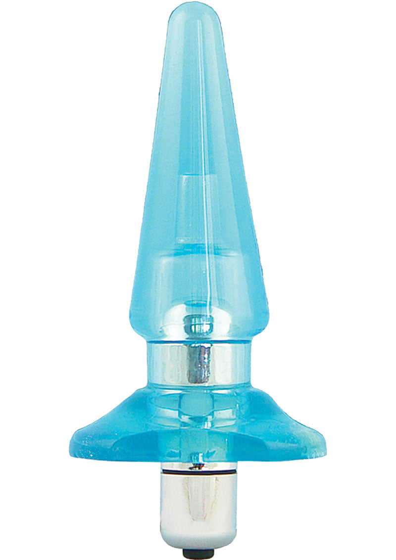 B Yours Basic Vibrating Butt Plug - Blue | Silicone Anal Toy for Pleasure & Stimulation | Perfect for Couples Play & Solo Exploration