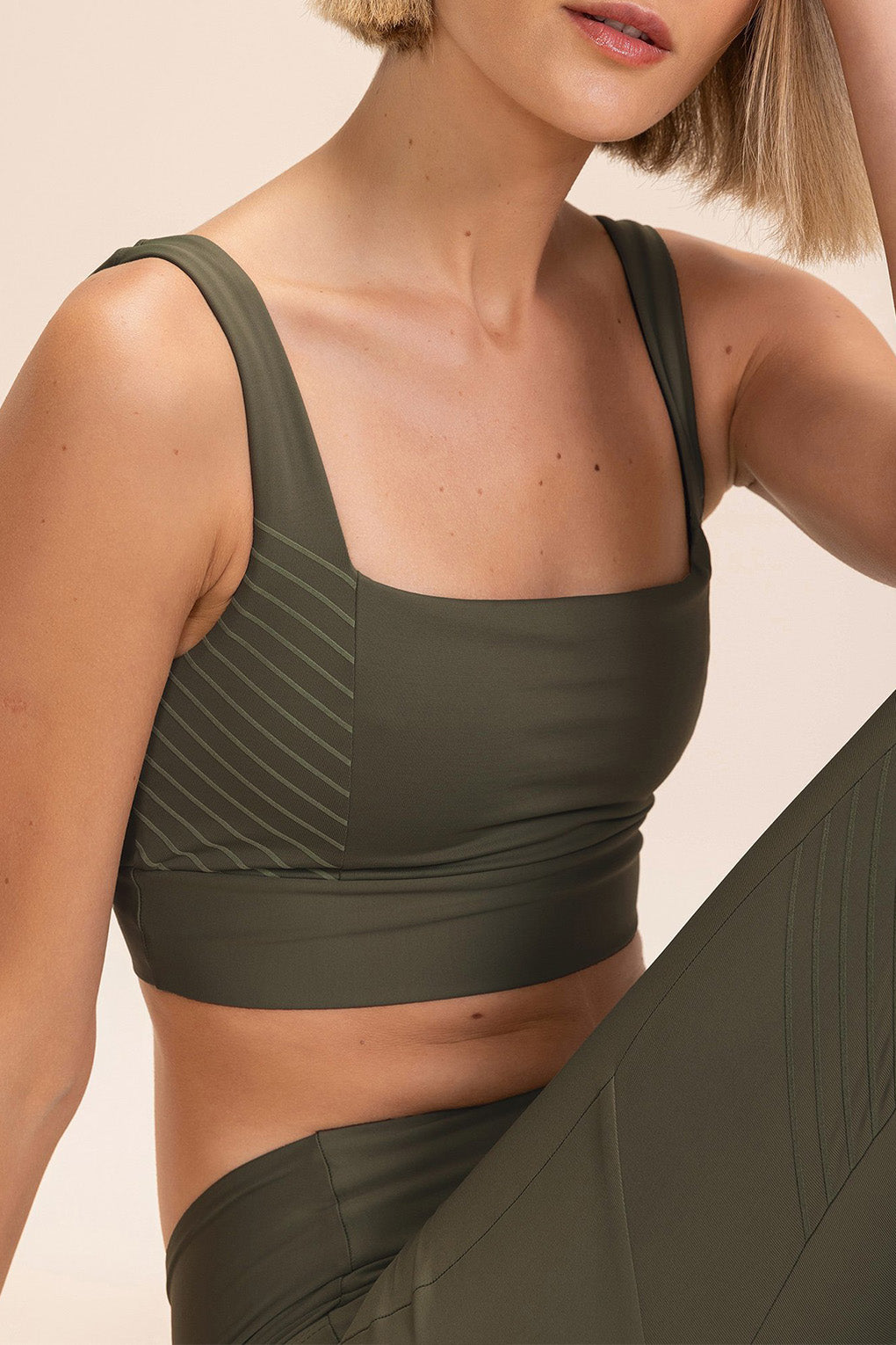 Sense Pro Fleece Sports Bra - High Support Workout Bra for Women - Running, Yoga & Gym - Moisture Wicking & Breathable