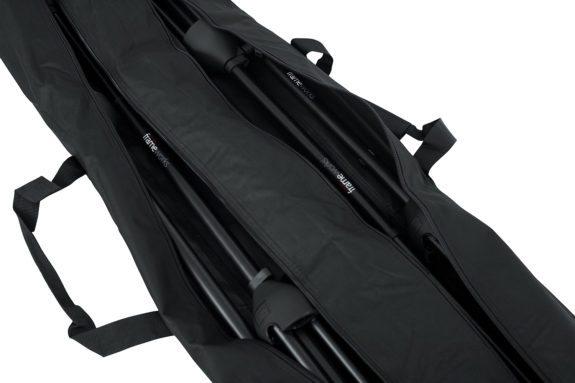 Portable Speaker Stand Travel Bag - Durable & Lightweight Carrying Case for Two Speaker Stands - Perfect for DJs, Musicians, and Outdoor Events