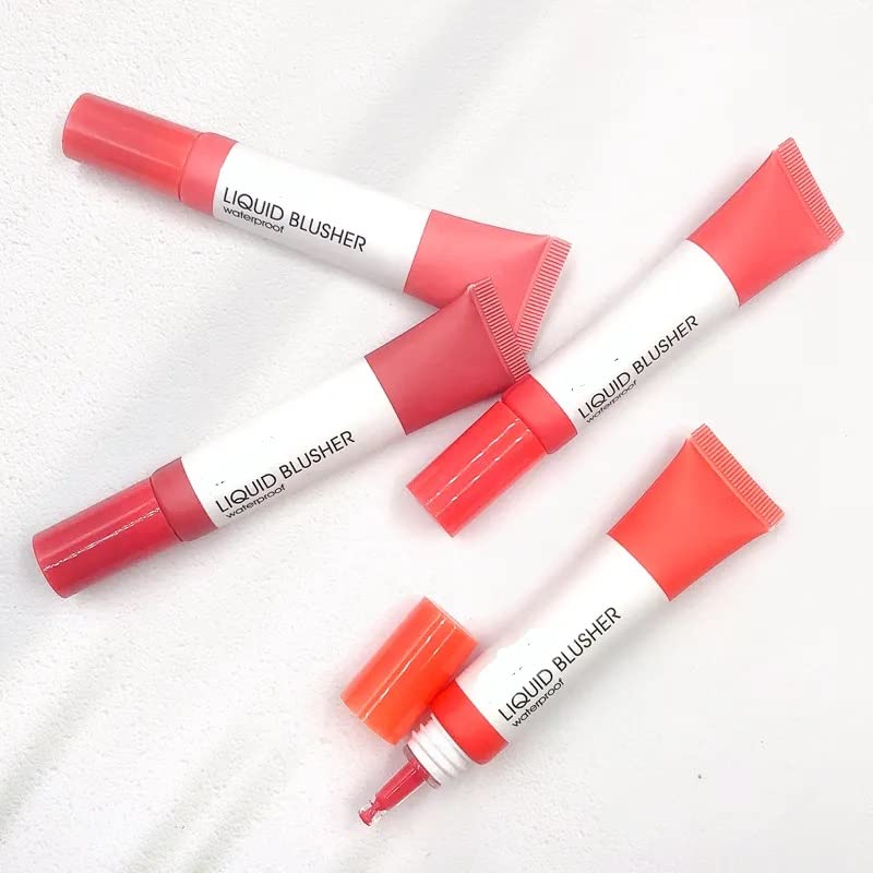 Anezus Superdewy Liquid Blush Set of 5 - Dewy & Radiant Cheek Tint with Ultra-Pigmented Buildable Formula | Natural Flush Makeup for Day & Night Wear | Perfect for Everyday Glow, Date Night & Special Occasions