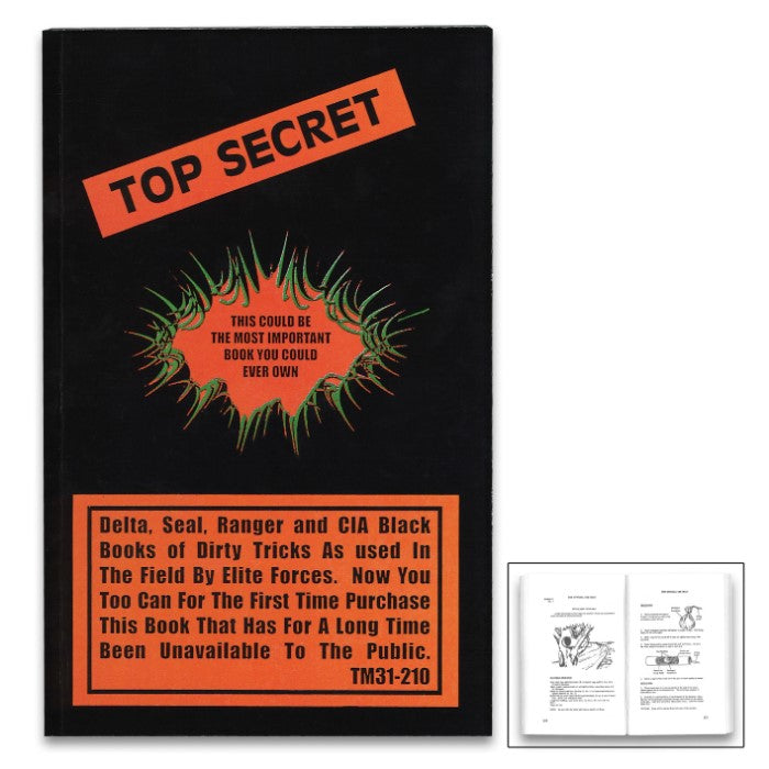 Top Secret Military Manual - Fully Illustrated Elite Forces Guide for Tactical Training & Survival | Special Ops, Preppers, Outdoor Adventures