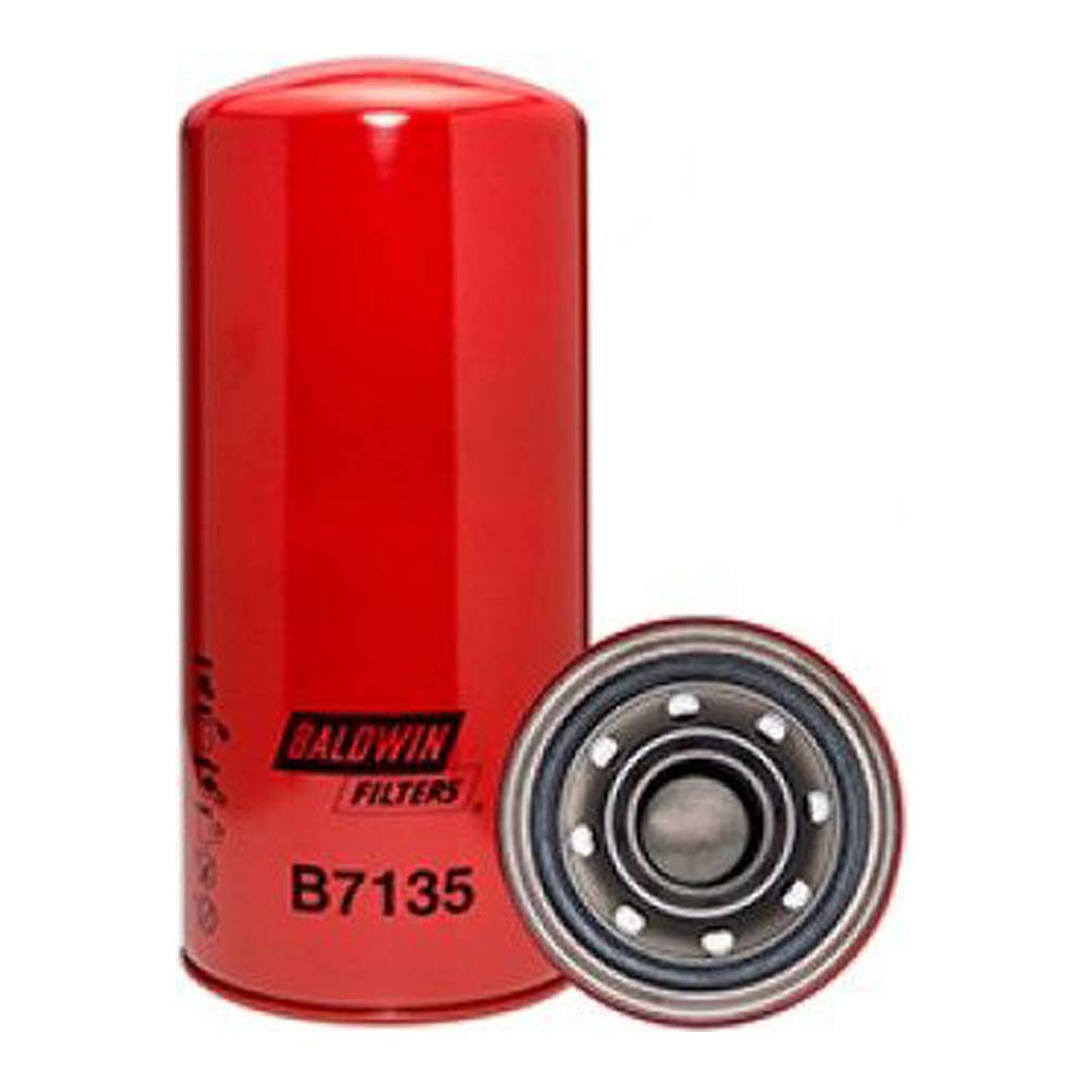 Baldwin Filters B7135 Heavy Duty Oil Filter - Spin-On Full-Flow Replacement for Trucks & Heavy Equipment - Engine Protection for Construction & Fleet Vehicles