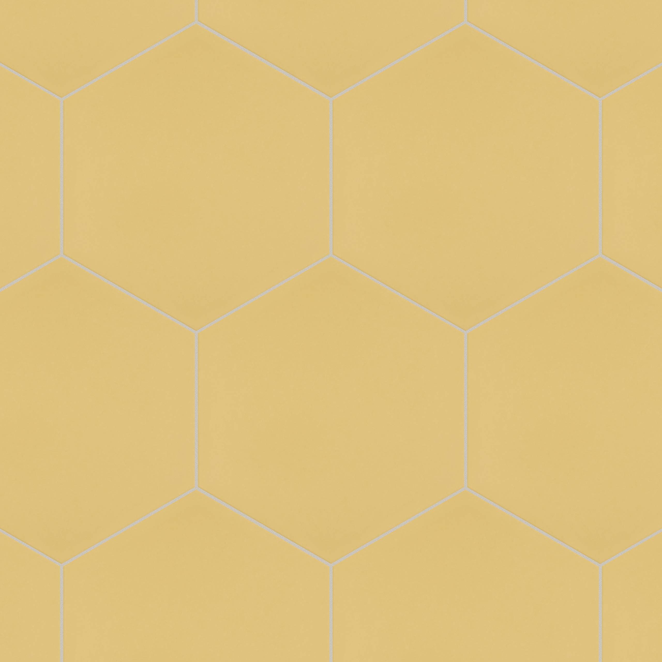Somertile FCD10DATX Hexagon Ceramic Tile in Yellow - Perfect for Kitchen Backsplash, Bathroom Walls & Flooring