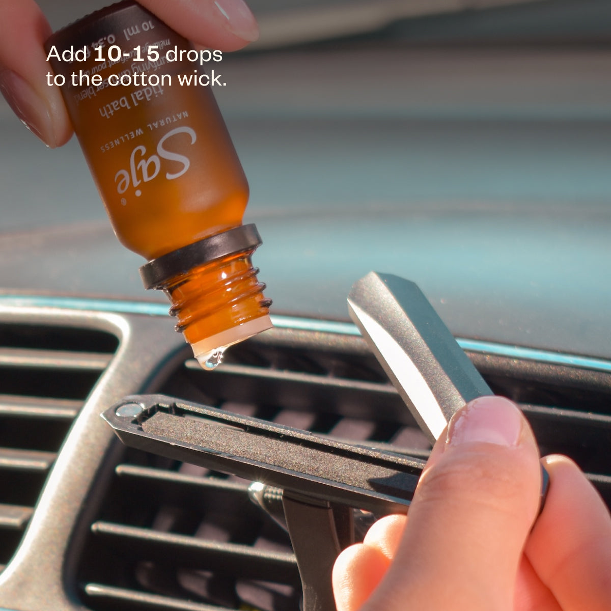 Aroma Horizon Passive Car Diffuser - Essential Oil Air Freshener for Vehicles | Perfect for Home, Office & Travel Use