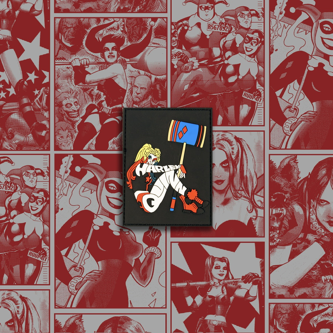 Harley Quinn Embroidered Iron-On Patch - DC Comics Superhero Villain Costume Accessory for Jackets, Bags & DIY Crafts