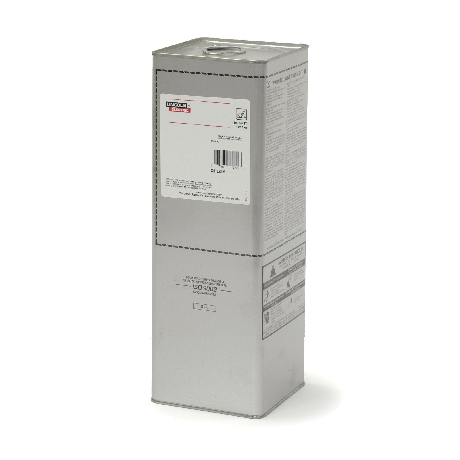 Lincoln Excalibur 7018 MR 3/32 inch Welding Electrodes - 50lb Can (ED033868) | High-Performance Welding Rods for Heavy-Duty Construction, Pipeline & Repair Work