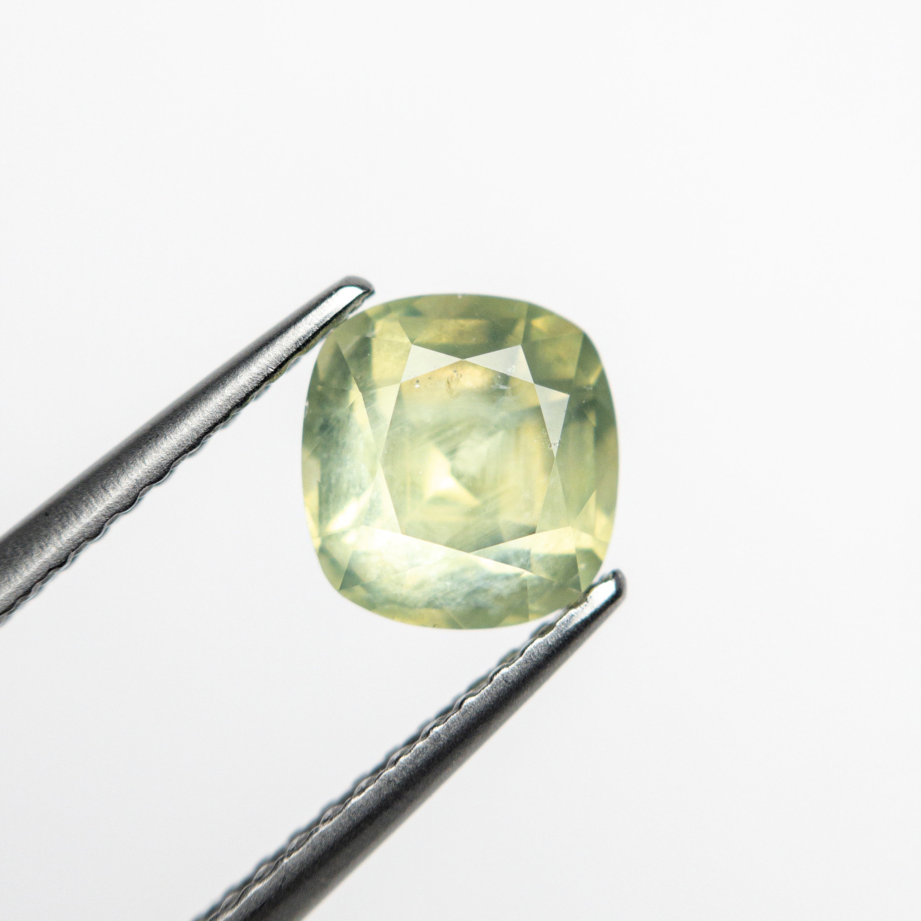 1.84ct Cushion Brilliant Blue Sapphire (6.78x6.47x4.83mm) - Natural Gemstone for Engagement Rings & Fine Jewelry Making