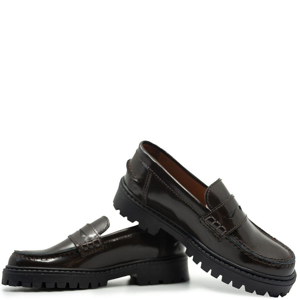 Atlanta Moccasin Mocha Florentine Chunky Loafers - Comfortable Slip-On Shoes for Men & Women | Perfect for Office, Casual Wear & Travel