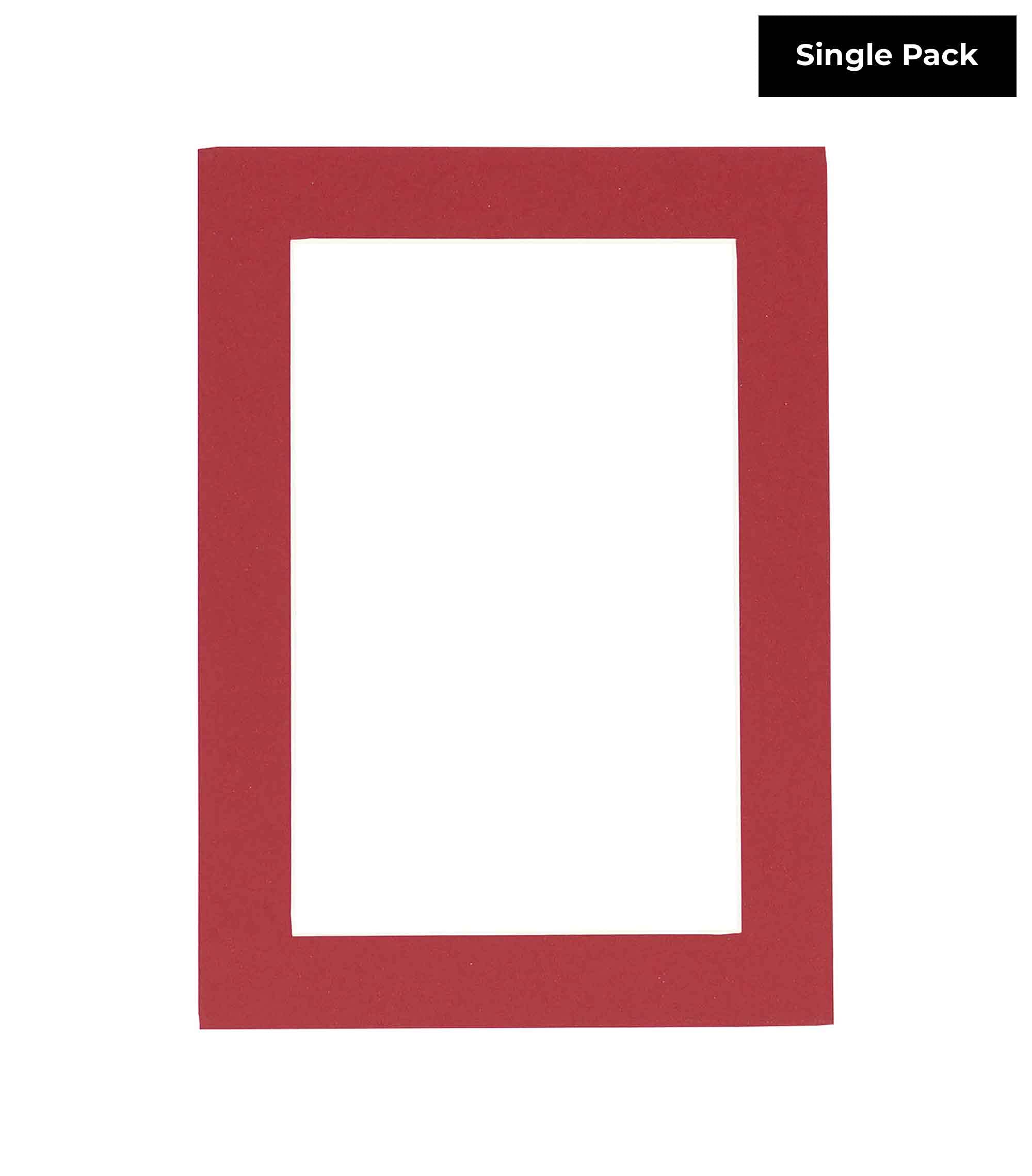 24x36 Acid-Free Deep Red Precut Mat Board - Fits 28x40 Picture Frame | Premium Photo Matte for Family Photos, Artwork & Framing | Perfect for Home Decor, Gallery Displays & Professional Presentations (Pack of 1)