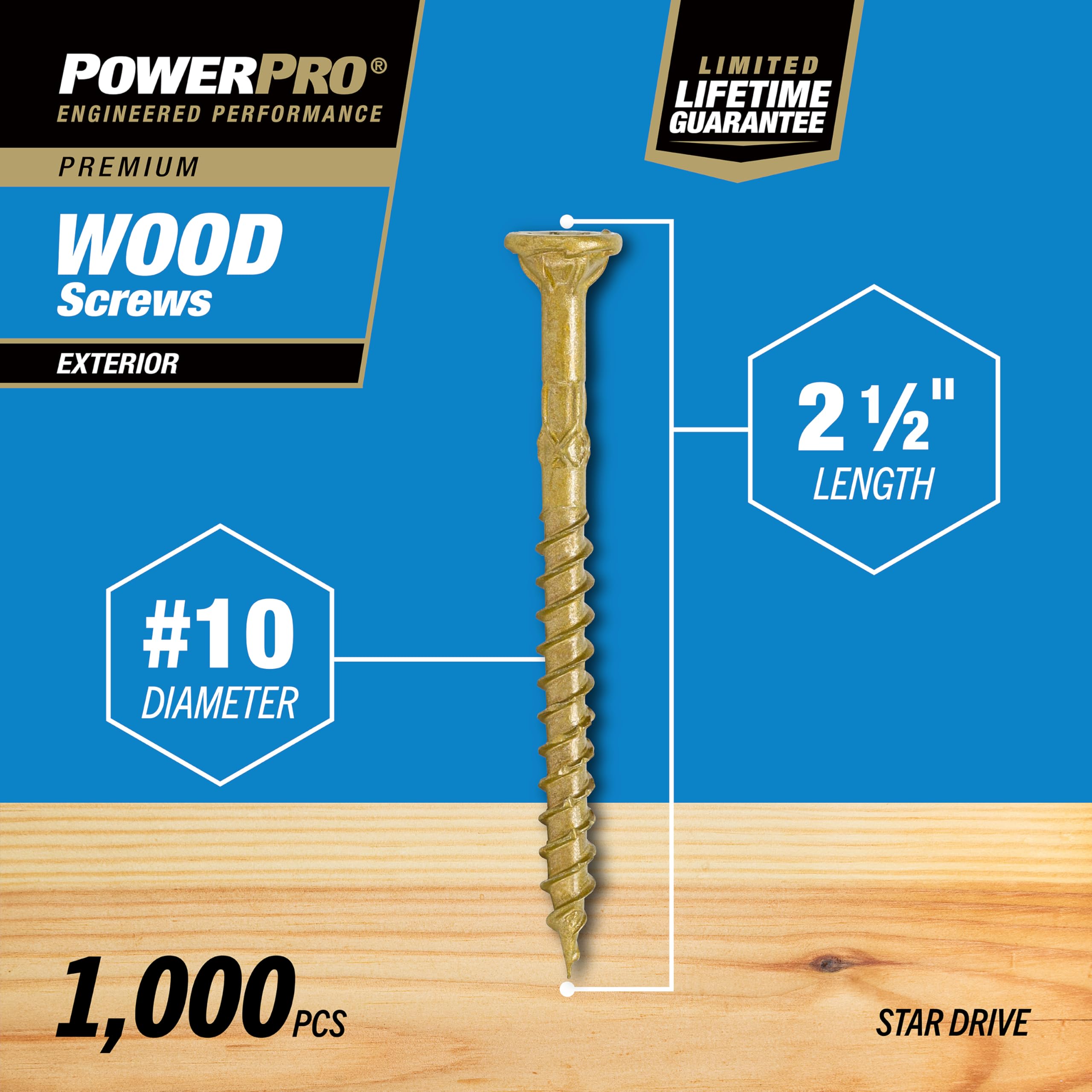 Power Pro 48308 #10 x 2-1/2