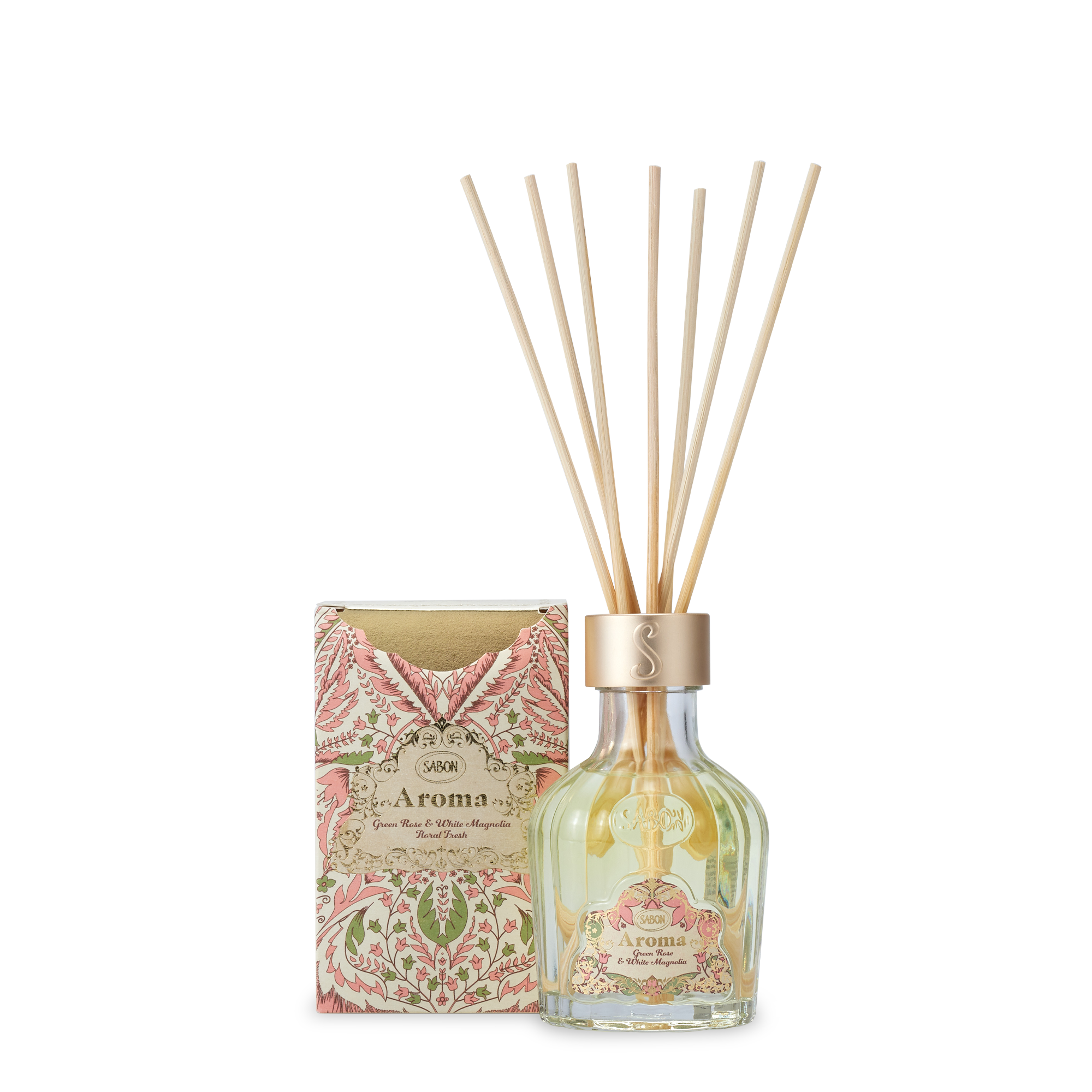 Aroma Green Rose & White Magnolia Essential Oil - 100ml Pure Natural Fragrance for Aromatherapy, Diffuser, Massage & Relaxation