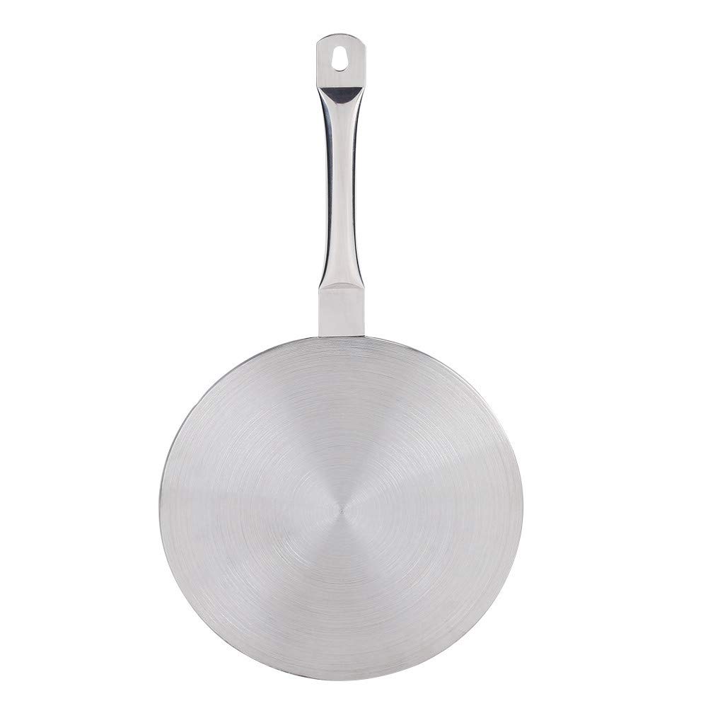 Premium Stainless Steel Heat Diffuser Plate (22cm) - Universal for Gas, Electric & Induction Cooktops - Even Heat Distribution for Perfect Cooking - Ideal for Home Kitchens, Camping & Restaurants