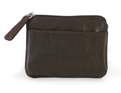 Osgoode Marley Cashmere Women's Zip Top Change Purse with Hidden Key Compartment - Stylish & Secure Wallet for Travel, Shopping, and Everyday Use