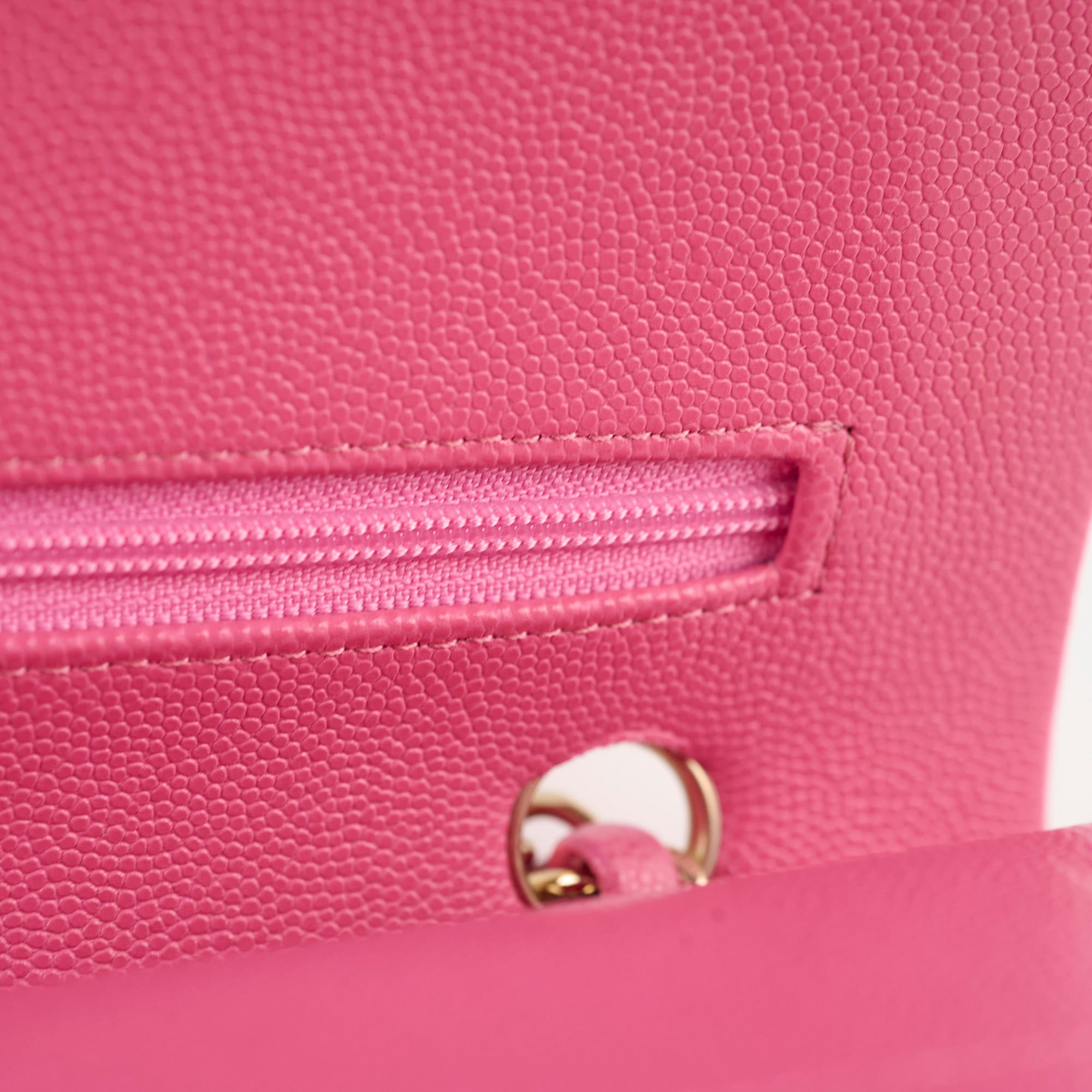 Chanel Classic Double Flap Medium Pink Caviar Leather Handbag - Luxury Designer Shoulder Bag for Women | Perfect for Work, Parties & Special Occasions