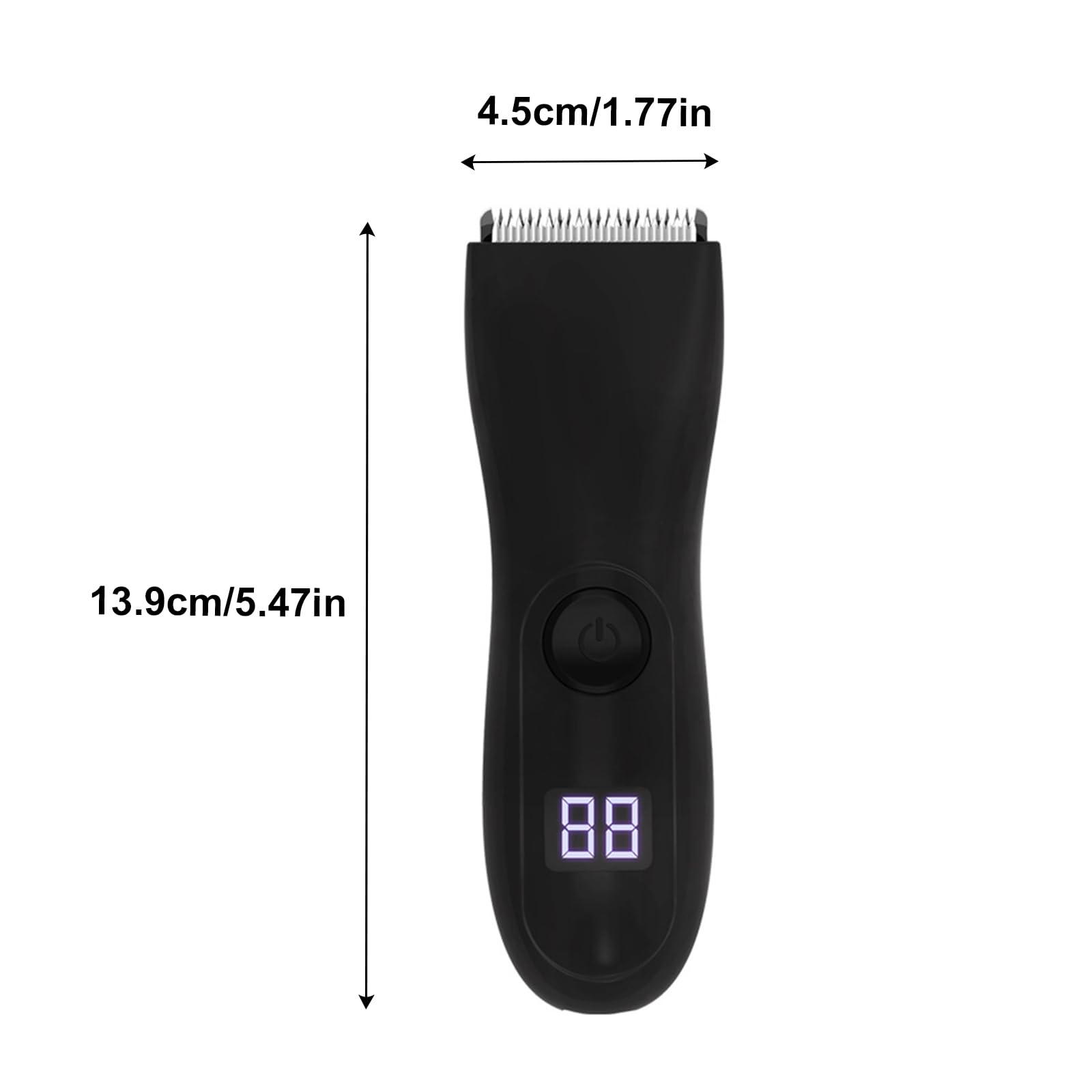 Best Electric Groin & Body Hair Trimmer for Men - Rechargeable Cordless Pubic Hair Shaver & Body Groomer - Perfect for Manscaping, Underarms, Chest & Back Hair Trimming